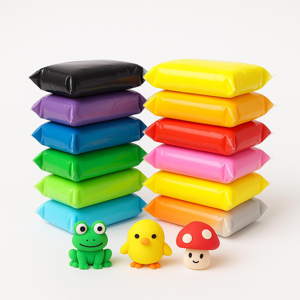 Lufttorkande lera - 12 färger (per paket)