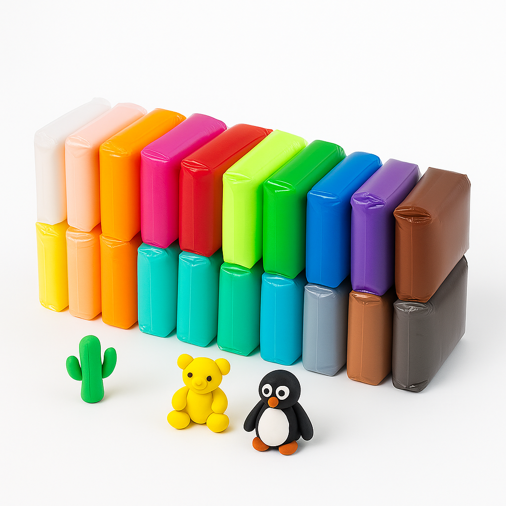 Lufttorkande lera - 12 färger (per paket)